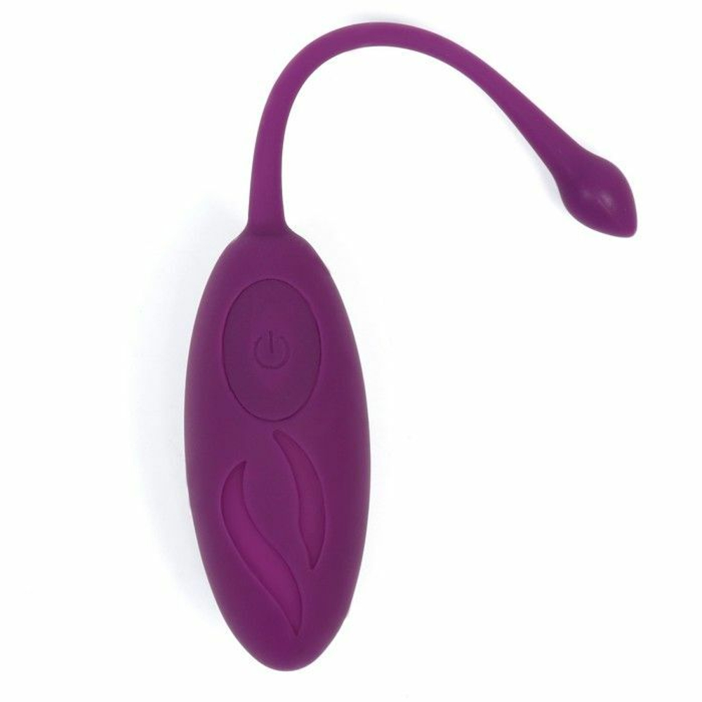 Фиолетовое виброяйцо «Оки-Чпоки» с пультом ДУ (Цвет: фиолетовый)