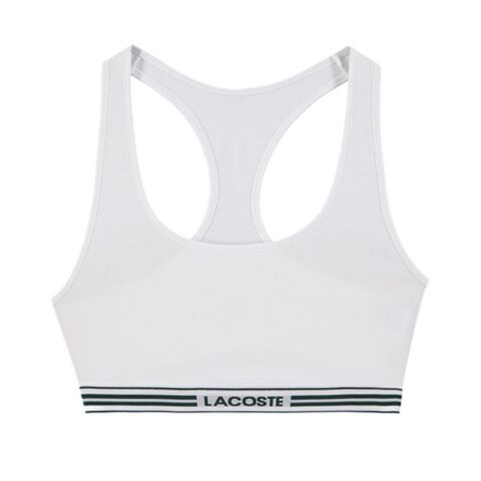 Теннисный бюстгальтер Lacoste Heritage Racer Back - white