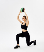 Медбол высокой плотности GB-702, 2 кг, зеленый