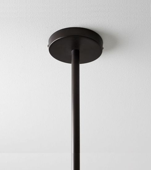 Чёрная круглая люстра “Авиано”