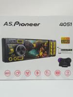 Автомагнитола MP3/MP4 AS.Pioneer 4051 (4.1"/HDVideo/7Color/BT)