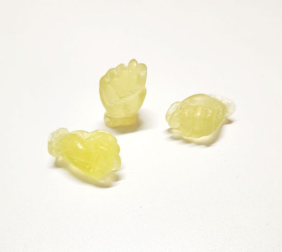 Набор сувенирного мыла желтое "Фиг", 3штуки