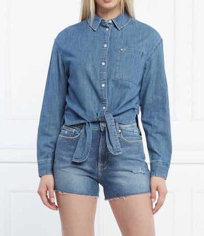 рубашка Tommy Jeans - темно-синий(DW0DW12894)