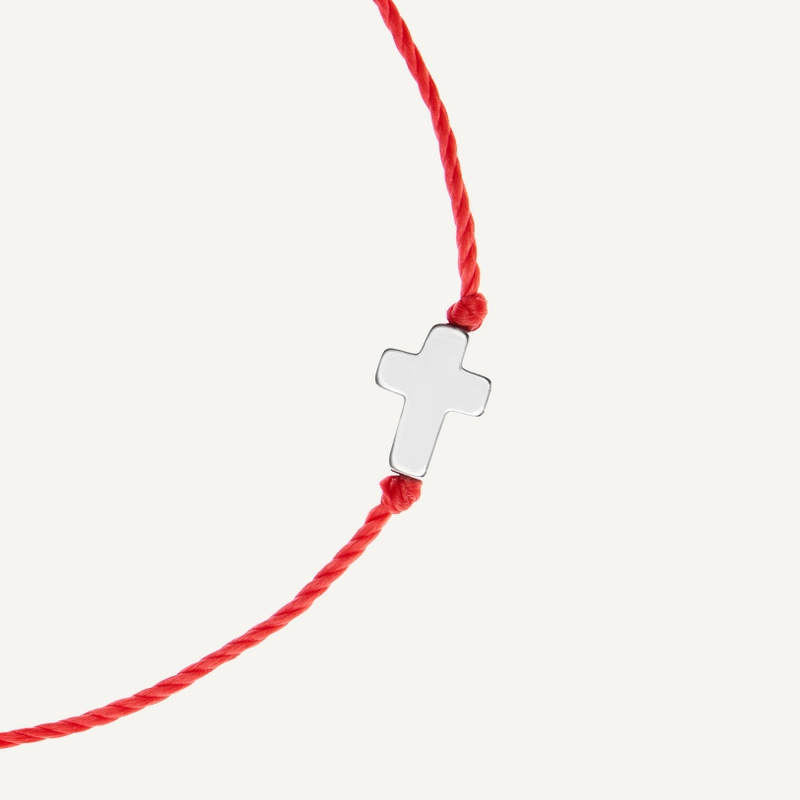 Браслет Сплетенный – Красный