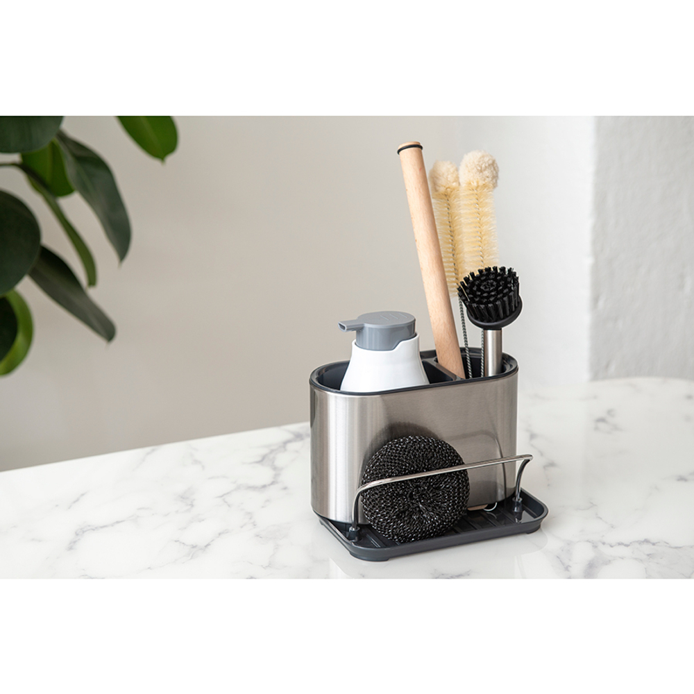 Органайзер для раковины atle, 18х12,5х12,5 см, серебристый