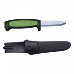 Нож Morakniv  Pro Safe, без острия, универсальный/строительный, углеродистая сталь, клинок 82мм, зелёный