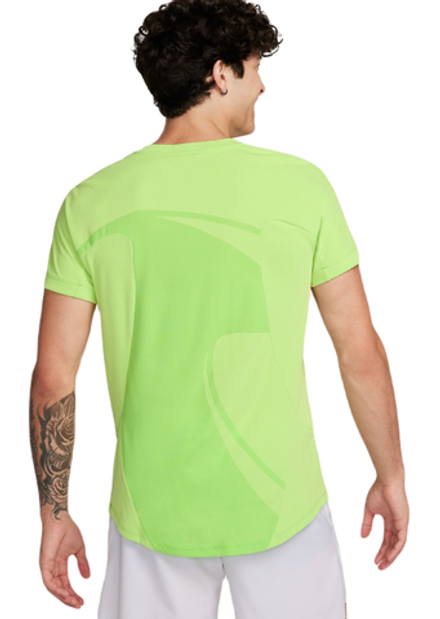 Мужская теннисная футболка Nike Dri-Fit Rafa Tennis Top - action green/white