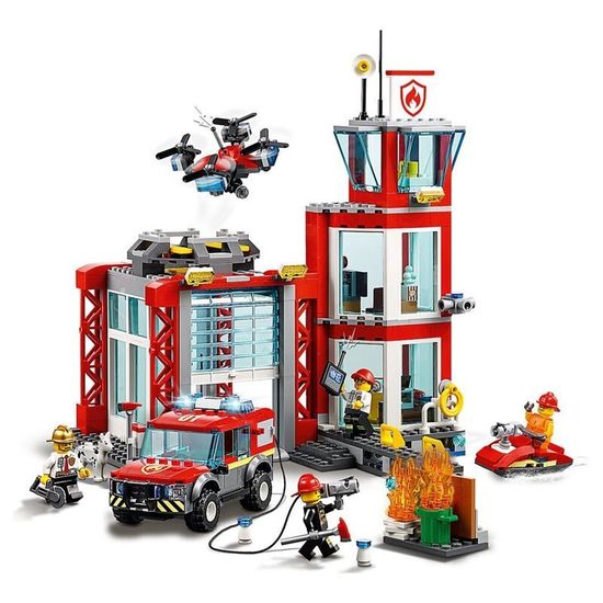 Конструктор Lari «Пожарное депо»  арт. 11215 (City 60215) / 533 детали