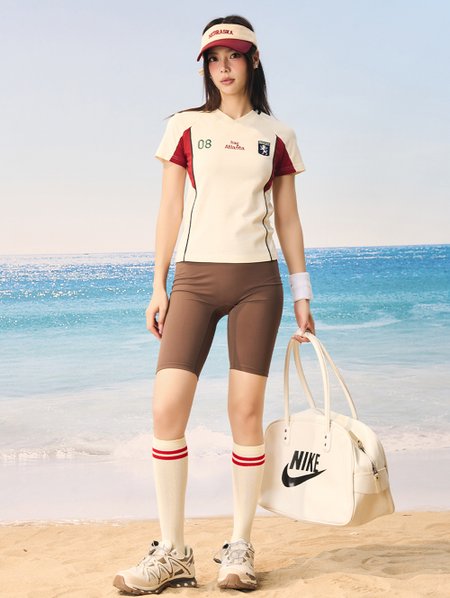 Женская футболка HARSHandCRUEL WMNS "Atlanta" Crop Jersey