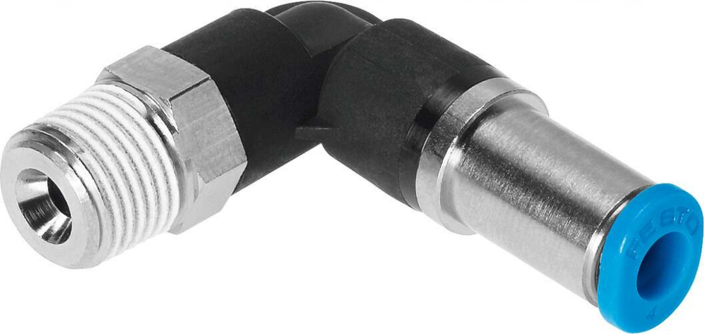 QSKL-1/8-4 Угловой фитинг с цанговым зажимом, самозапирающийс