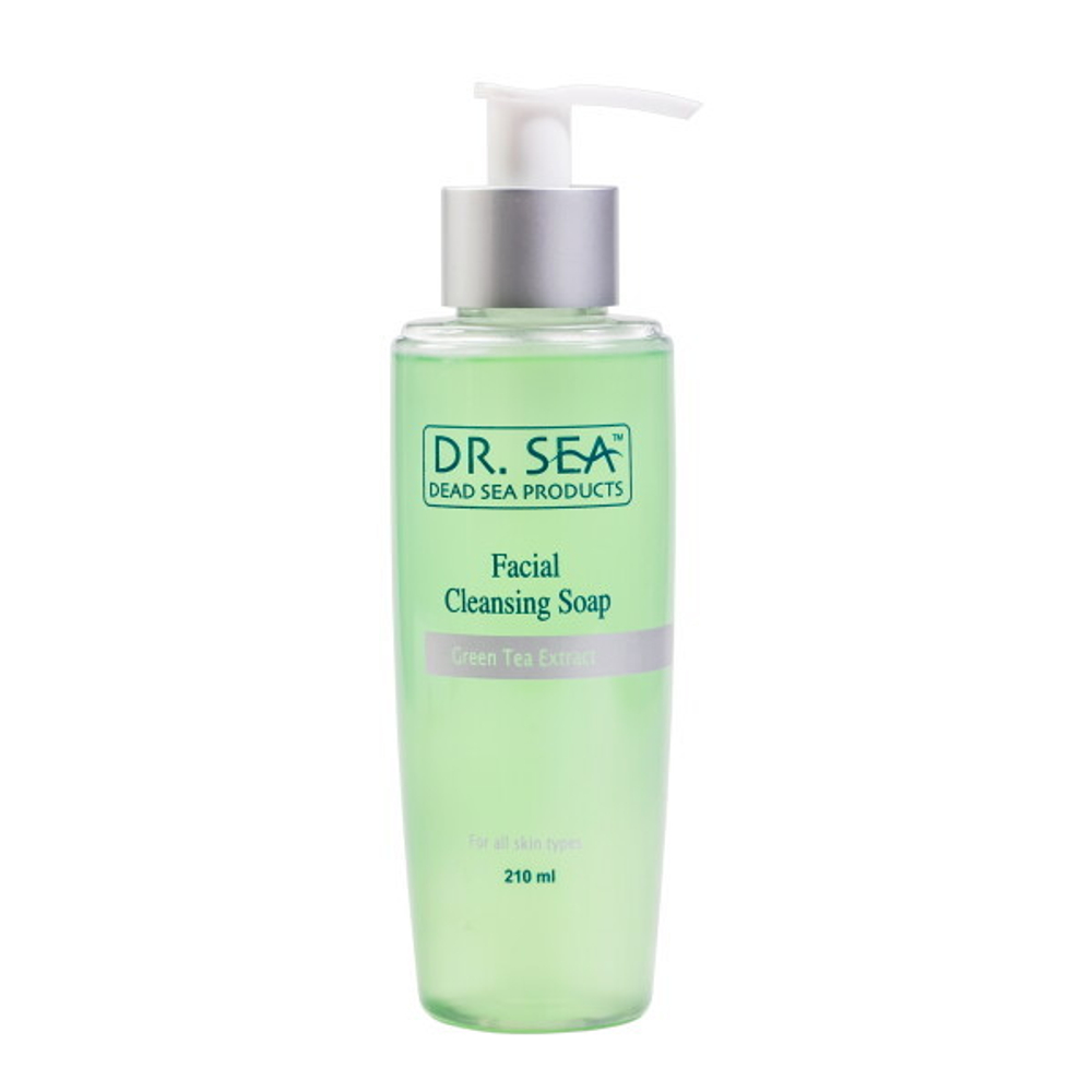 Мыло для глубокого очищения лица Dr.Sea с экстрактом зеленого чая 210мл