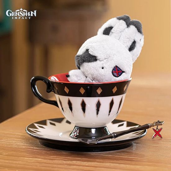 Брелок плюшевый Genshin Impact Арлекино Arlecchino Ashes of Time series Fireplace House bunny 31236 (10131010/060825/5255506/5, Китай)