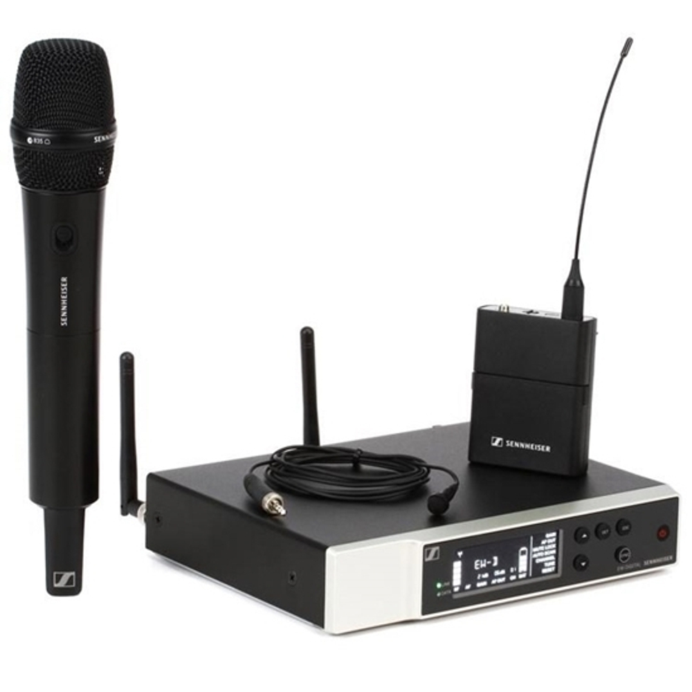 SENNHEISER EWD1 Fullset (626-662) цифровая UHF Беспроводная микрофонная система: ручной передатчик, гарнитура, петличка.