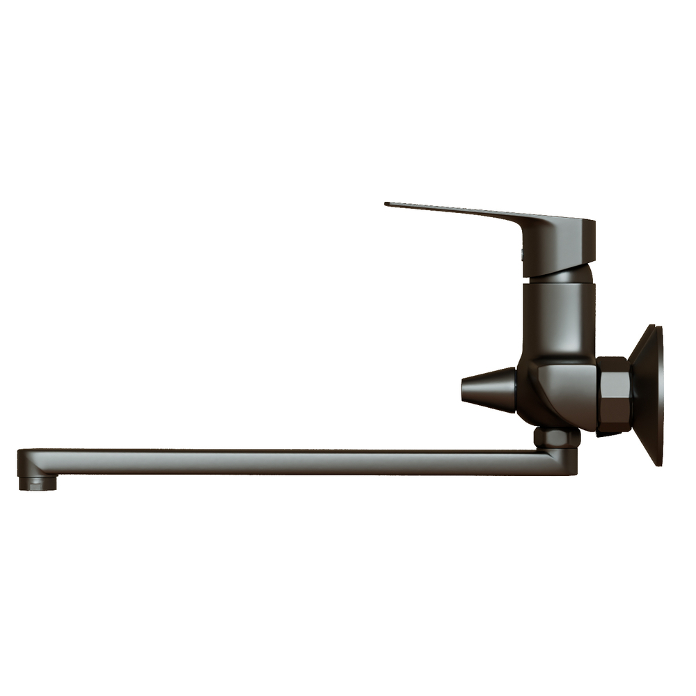 Смеситель для ванны и раковины 35k MIXLINE ML15-02GR ГРАФИТ