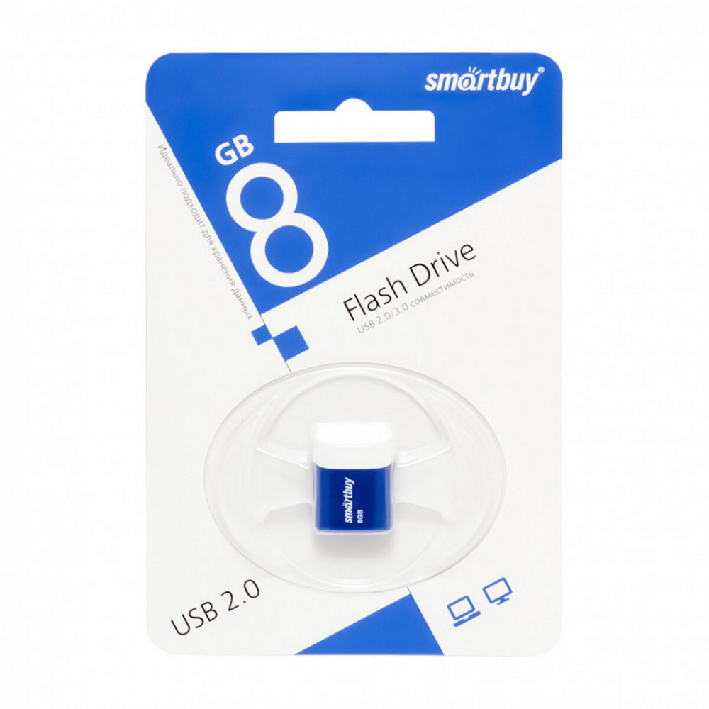 USB накопитель 8GB Smartbuy Lara Series (USB2.0)