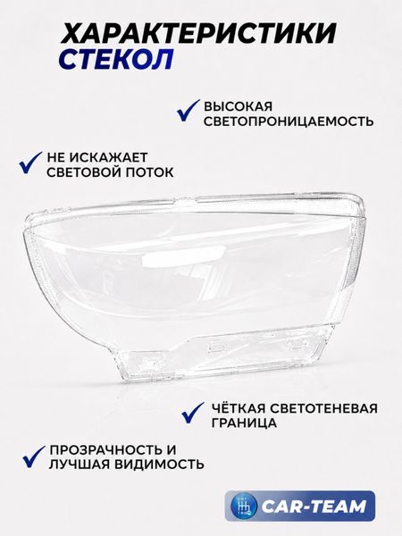Стекло правой фары на Лада Веста