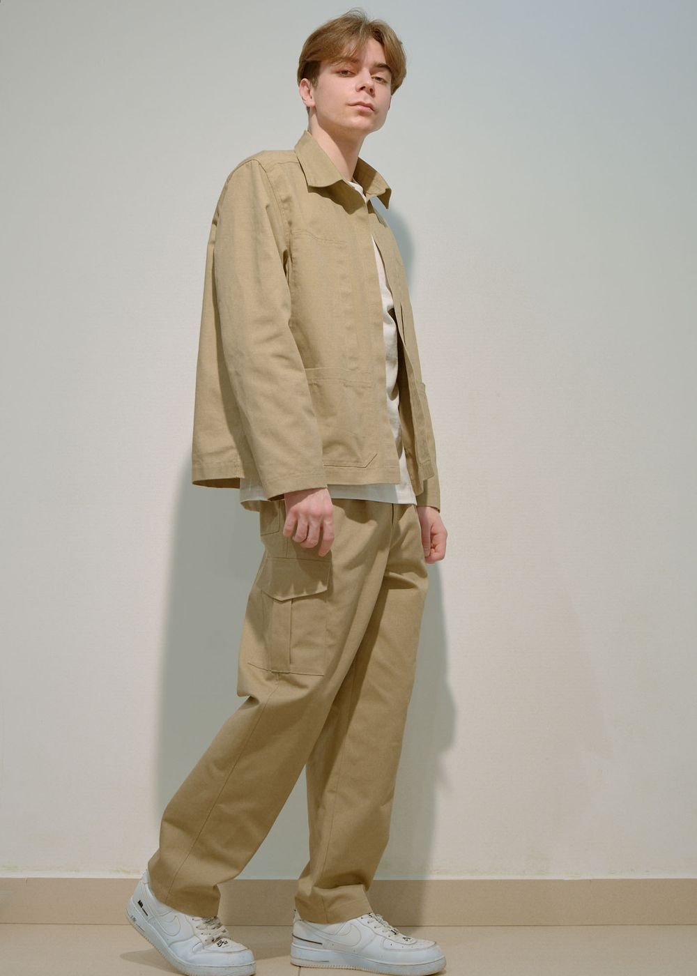 Брюки Карго FOS Бежевые