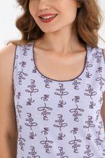 Ночная сорочка Клише-1 Виотекс ЛИЛОВЫЙ