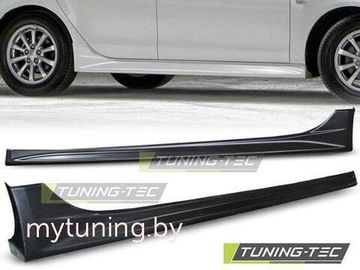Накладки на пороги EVO STYLE для Mitsubishi Lancer 10
