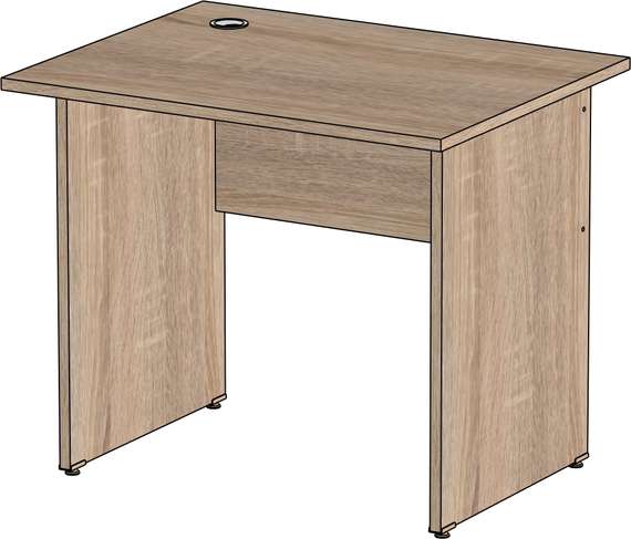Стол письменный Стандарт Про дуб сонома