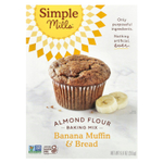 Simple Mills, смесь для выпечки из миндальной муки, банановые кексы и хлеб, 255 г (9 унций)
