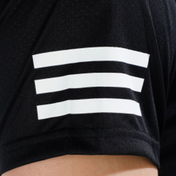 Мужское теннисное поло adidas Club 3 Stripes Polo Men - Black, White