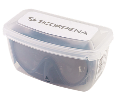 Комплект Scorpena маска+трубка для сноркелинга, тёмно-зелёный Взрослый