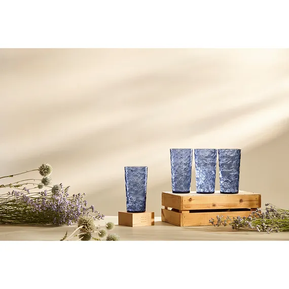 Набор из 4 стаканов Arctic, 450 мл, синий