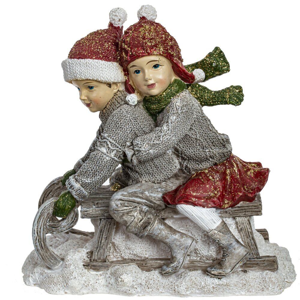 GAEM Фигурка декоративная "Девочка/Мальчик", L13,5 W7,5 H14,5 см