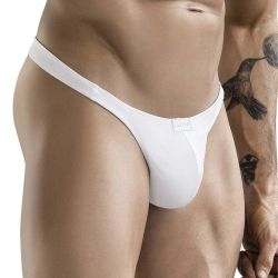 Мужские трусы тонги белые Clever Moda DESIRABLE THONG 183001