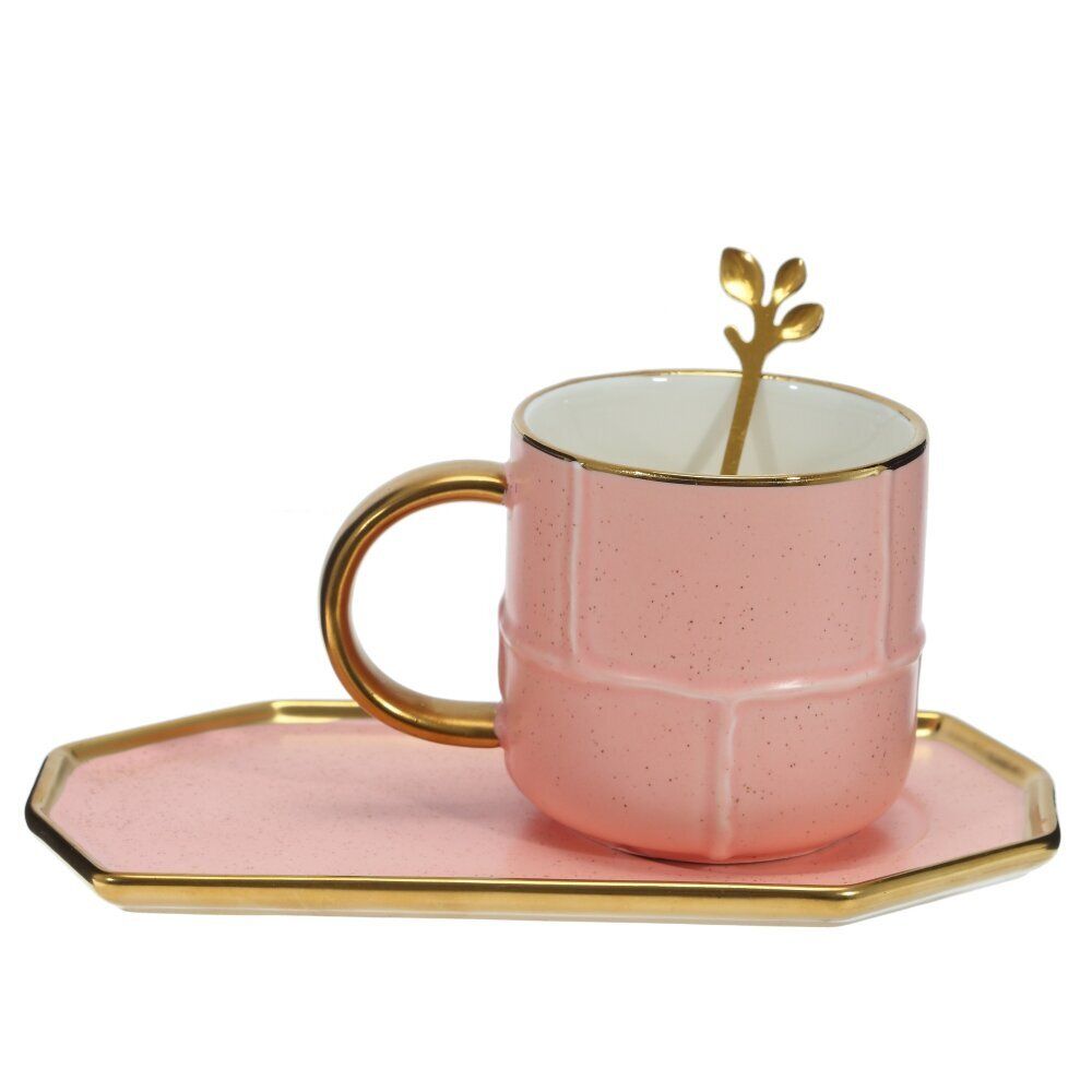 GAEM Кружка с блюдцем и ложкой, 300 мл, L20,5 W10,5 H8 см, 2в.