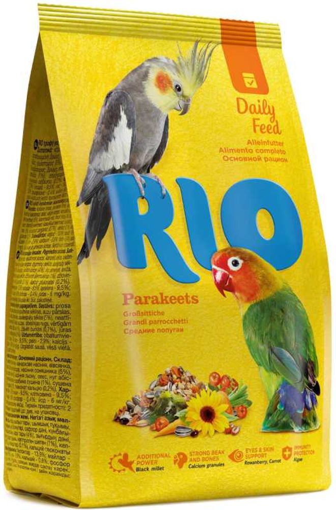 RIO корм для средних попугаев 500 гр