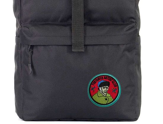 Нашивка термоаппликация на одежду и на рюкзак.Tortured artist club