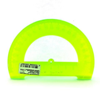 Транспортир 180*12см NEON Cristal в ассорт. (Стамм)