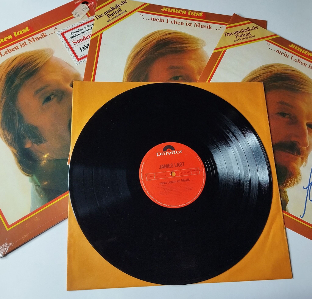 Винтажная виниловая пластинка LP James Last Джеймс Ласт Mein Leben Ist Musik (Germany 1976) In The Mood