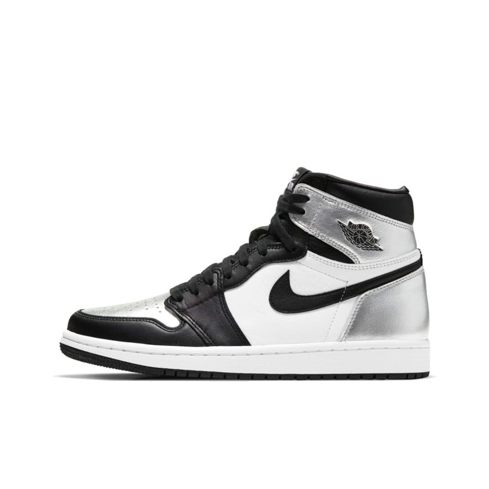 Кроссовки Air Jordan 1 High Retro Silver Toe