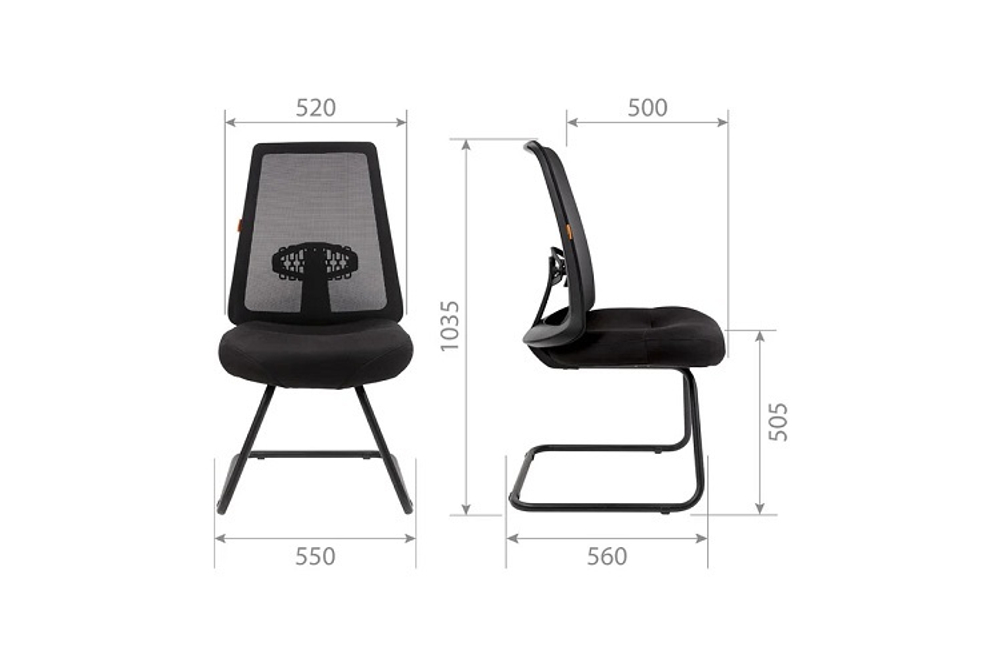 Кресло офисное Chairman 535V