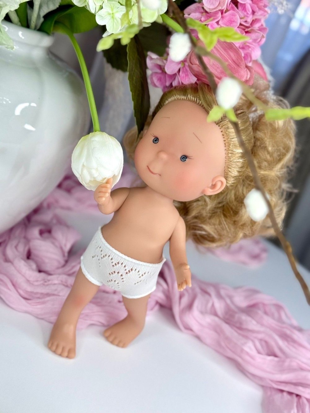 Кукла для девочки виниловая 30см Пиппа без одежды (2899W2A)