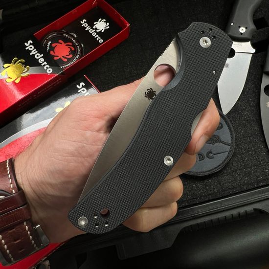Складной нож Spyderco Native Chief C244GP c клинком из стали CPM-S30V, рукоять G10