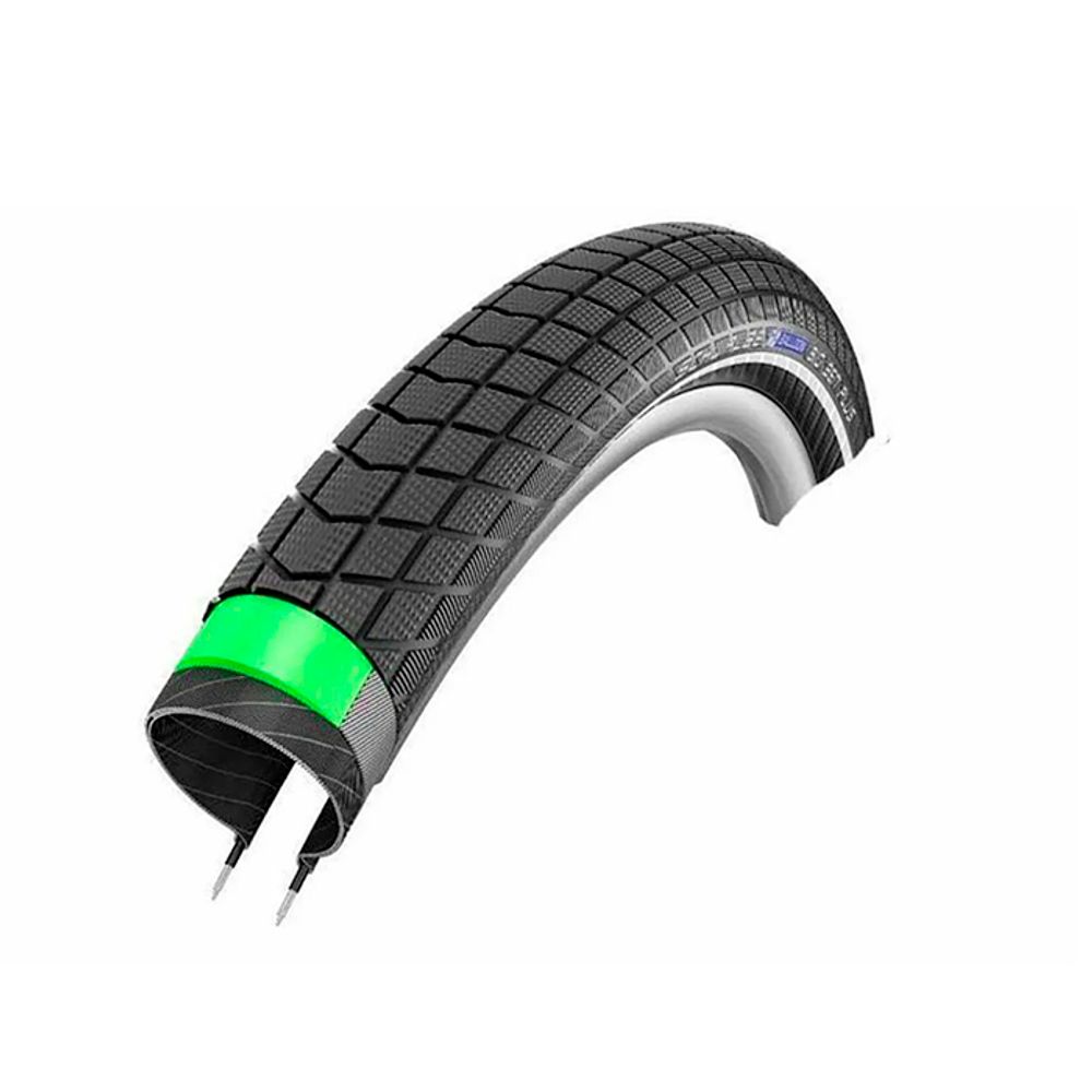 Покрышка Schwalbe BIG BEN PLUS Green Guard Perf/SnakeSkin 55-406 20x2.15B/B HS349 67EPI 26B 11101122