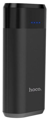 Аккумулятор внешний универсальный Hoco B35A-5200 mAh Entourage mobile Power bank (USB: 5V-1.0A) Black Черный