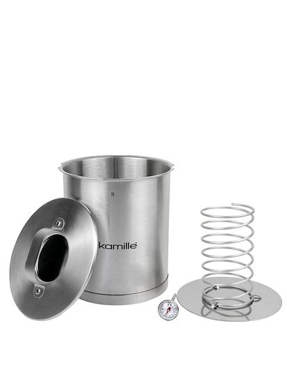 Ветчинница 2,5 л. из нержавеющей стали Kamille KM-6513 с термометром