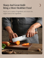 Кухонный нож Xinzuo X05Z Nakiri нож 7 дюймов клинок ZDP189 рукоять железное дерево и кость, длина лезвия 18,3 см