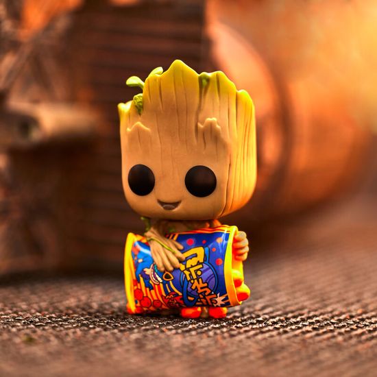 Фигурка Funko POP! Bobble Marvel I Am Groot Groot With Cheese Puffs (1196) 70654 / Фигурка Фанко ПОП! по мотивам сериала "Я есть Грут", Грут