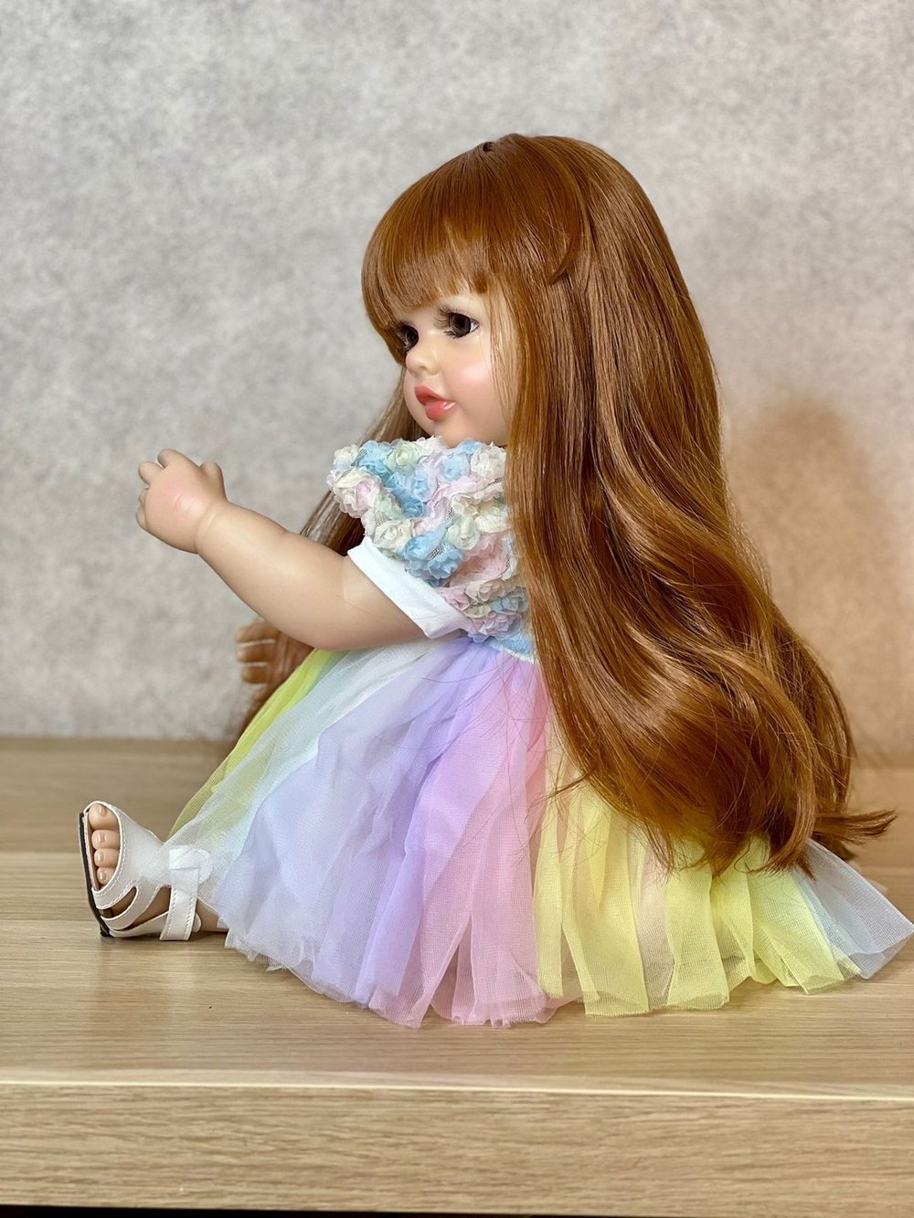 Кукла Реборн виниловая 55см в пакете (FA-540)