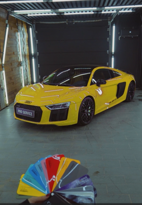 Цветной полиуретан Carbins Color PPF от компании Lambox.ru совместно с Proservice