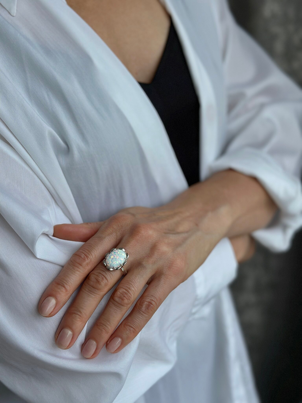 Кольцо 94011864 серебро 925° размер 18