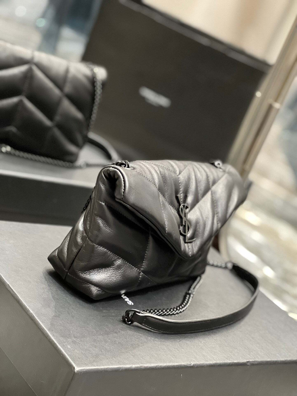Yves Saint Laurent Loulou Puffer Bag 23 cm
