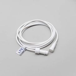 Соединитель 3 м. для бахромы, занавесов и нитей, 220В., провод белый каучук, IP65, LTC (LLS-8-3M)