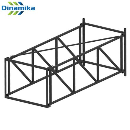 Ферма под игровой щит складная вынос 3200мм (цвет черный)